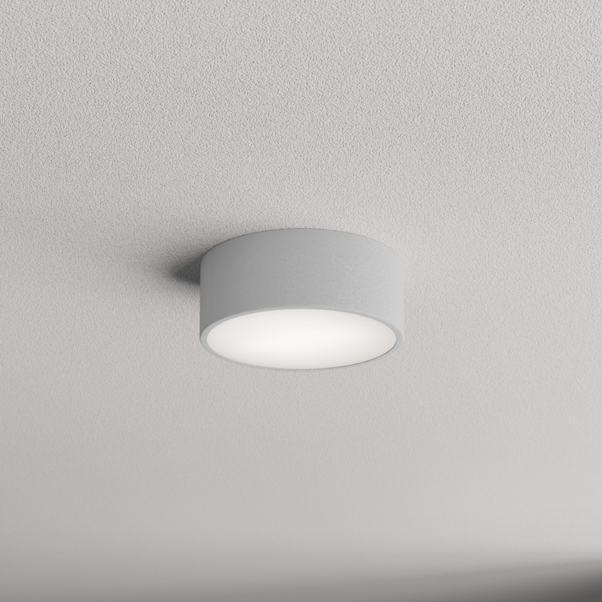 Stropna svjetiljka za kupaonicu CLEO 1xE27/24W/230V pr. 20 cm siva IP54