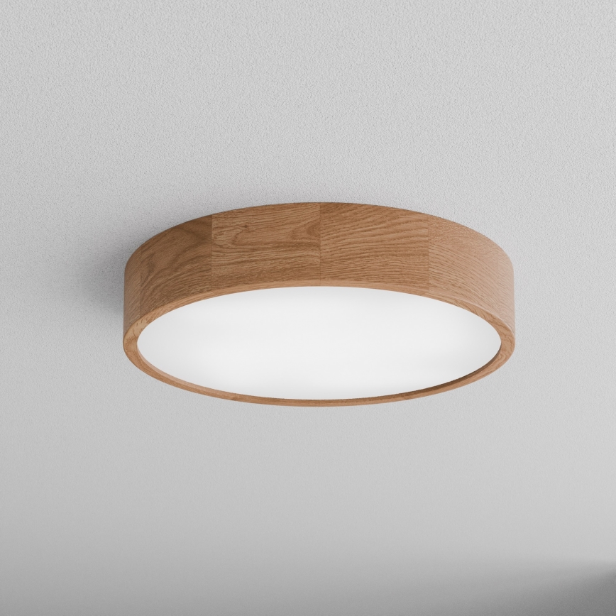 Stropna svjetiljka za kupaonicu CLEO 4xE27/24W/230V IP54 pr. 47,5 cm hrast