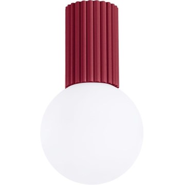 Stropna svjetiljka za kupaonicu HALO 1xG9/8W/230V pr. 12 cm IP44 crvena