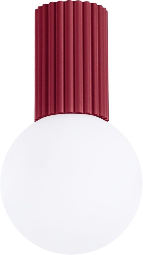 Stropna svjetiljka za kupaonicu HALO 1xG9/8W/230V pr. 12 cm IP44 crvena