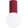 Stropna svjetiljka za kupaonicu HALO 1xG9/8W/230V pr. 12 cm IP44 crvena