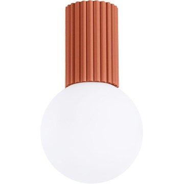 Stropna svjetiljka za kupaonicu HALO 1xG9/8W/230V pr. 12 cm IP44 narančasta