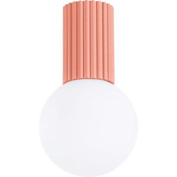 Stropna svjetiljka za kupaonicu HALO 1xG9/8W/230V pr. 12 cm IP44 ružičasta