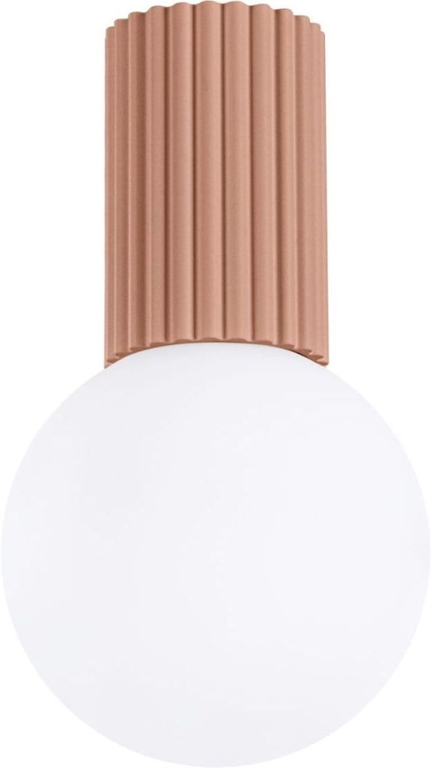 Stropna svjetiljka za kupaonicu HALO 1xG9/8W/230V pr. 12 cm IP44 smeđa