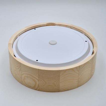 Stropna svjetiljka za kupaonicu NATURAL 2xE27/15W/230V IP54 bor ø 27 cm