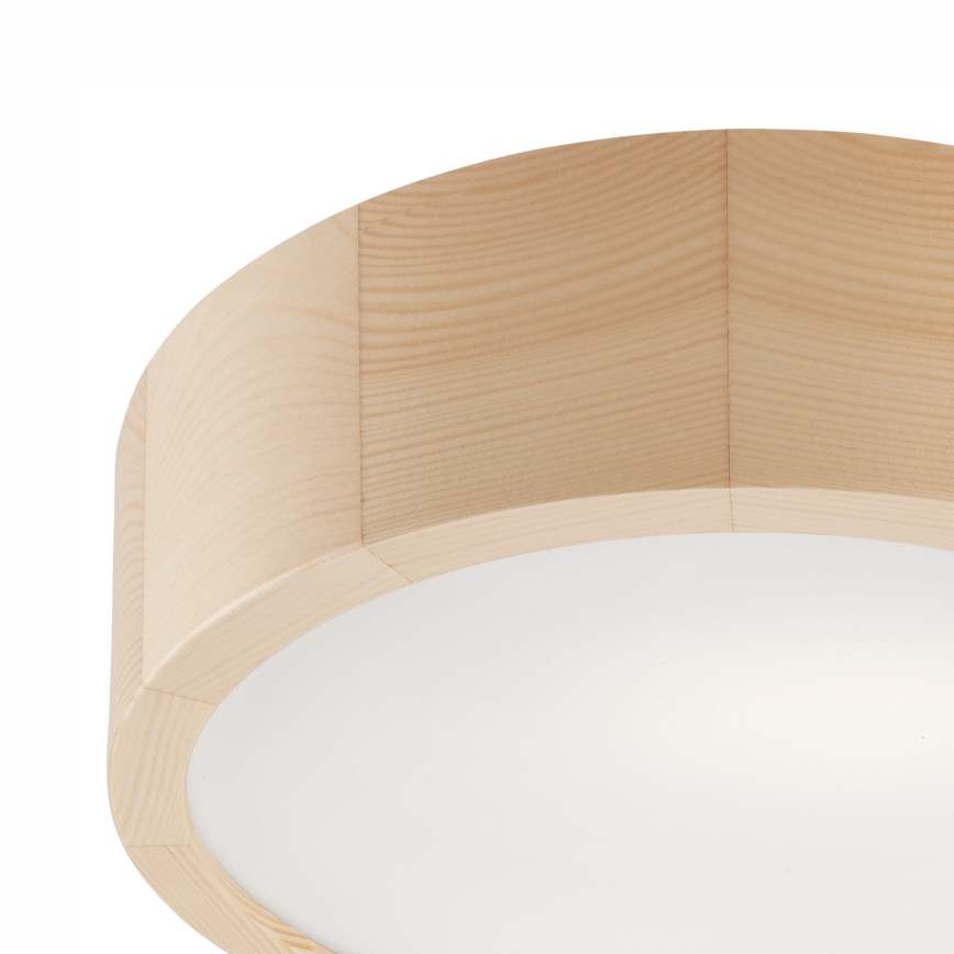 Stropna svjetiljka za kupaonicu NATURAL 2xE27/15W/230V IP54 bor ø 27 cm