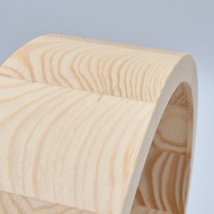 Stropna svjetiljka za kupaonicu NATURAL 3xE27/15W/230V IP54 bor ø 37 cm - FSC certificirano