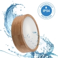 Stropna svjetiljka za kupaonicu OAK 2xE27/15W/230V IP54 hrast ø 27 cm