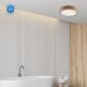 Stropna svjetiljka za kupaonicu OAK 3xE27/15W/230V hrast ø 37 cm IP54 - FSC certificirano