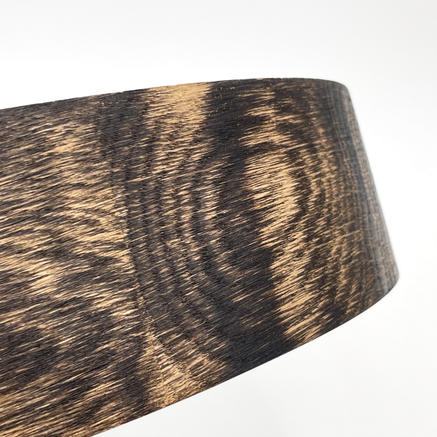 Stropna svjetiljka za kupaonicu OAK SMOKY 3xE27/15W/230V IP54 ø 37,5 cm hrast/smeđa