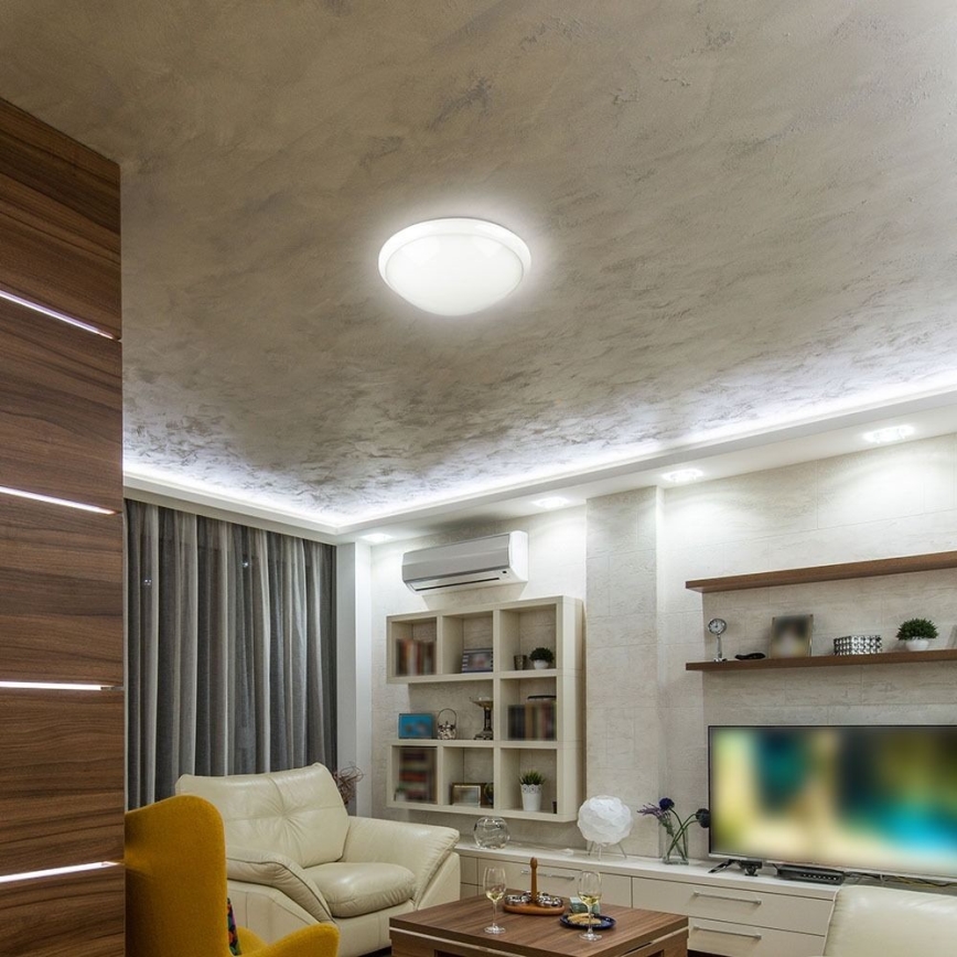 Stropna svjetiljka za kupaonicu sa senzorom 1xE27/60W/230V IP44 ø 29,6 cm