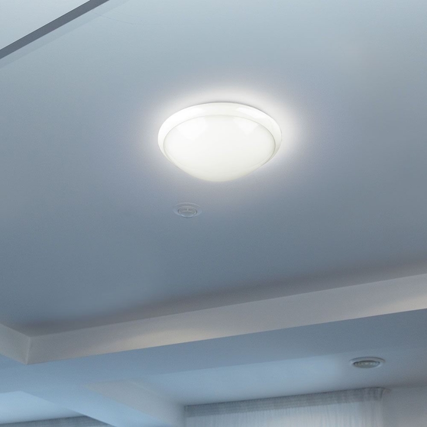 Stropna svjetiljka za kupaonicu sa senzorom 1xE27/60W/230V IP44 ø 29,6 cm