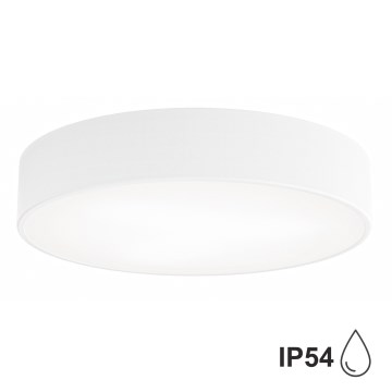 Stropna svjetiljka za kupaonicu sa senzorom CLEO 3xE27/24W/230V pr. 40 cm bijela IP54