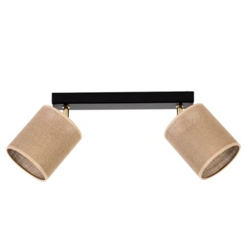 Stropna ugradna svjetiljka JUTE 2xE27/25W/230V