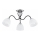 Stropni luster ARIEL 3xE27/15W/230V sjajni krom/crna