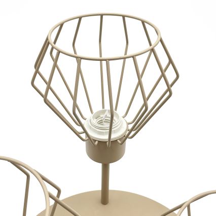 Stropni luster AUDREY 3xE27/15W/230V bež