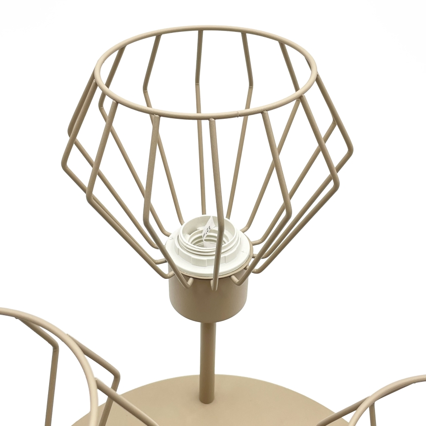 Stropni luster AUDREY 3xE27/15W/230V bež