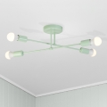 Stropni luster CAMBRIDGE za površinsku montažu 4x E27/15W/230V, zelena