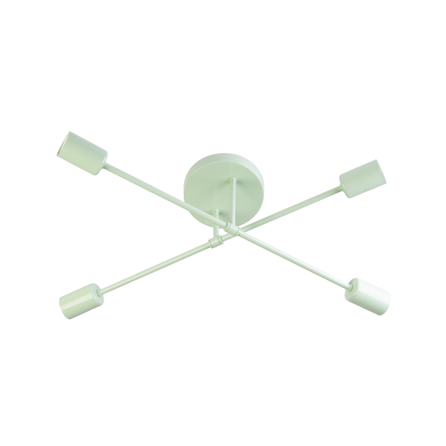 Stropni luster CAMBRIDGE za površinsku montažu 4x E27/15W/230V, zelena