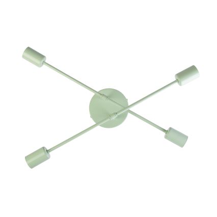 Stropni luster CAMBRIDGE za površinsku montažu 4x E27/15W/230V, zelena
