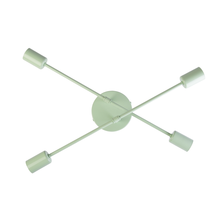 Stropni luster CAMBRIDGE za površinsku montažu 4x E27/15W/230V, zelena