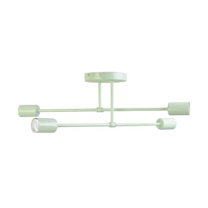 Stropni luster CAMBRIDGE za površinsku montažu 4x E27/15W/230V, zelena