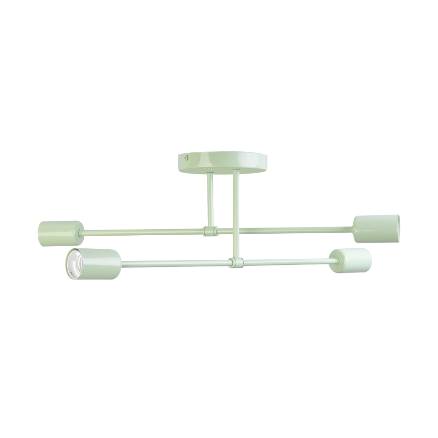 Stropni luster CAMBRIDGE za površinsku montažu 4x E27/15W/230V, zelena