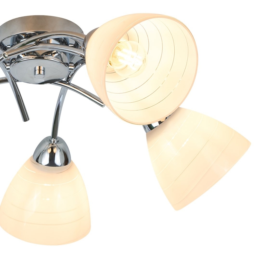 Stropni luster CLARA 5xE27/15W/230V sjajni krom