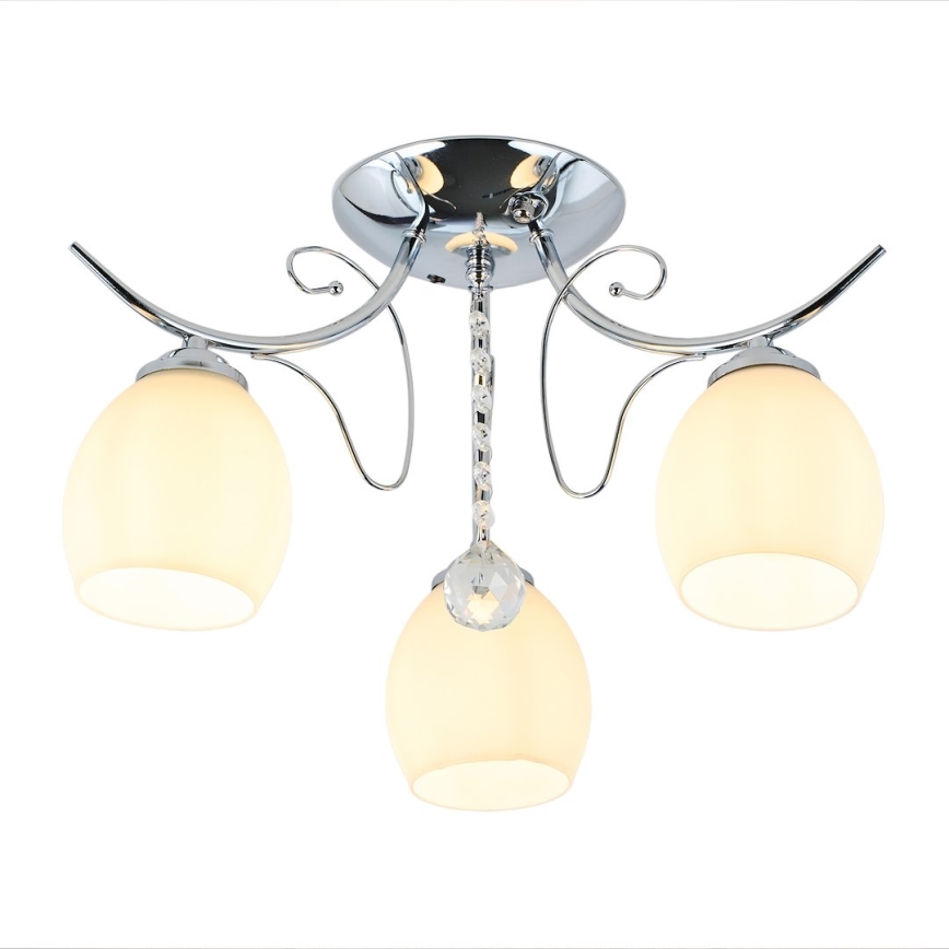 Stropni luster ELLA 3xE27/15W/230V sjajni krom