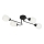 Stropni luster KING 4xE27/15W/230V crni