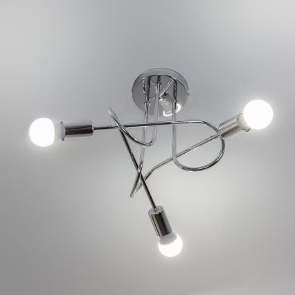 Stropni luster OXFORD 3xE27/15W/230V, sjajni krom