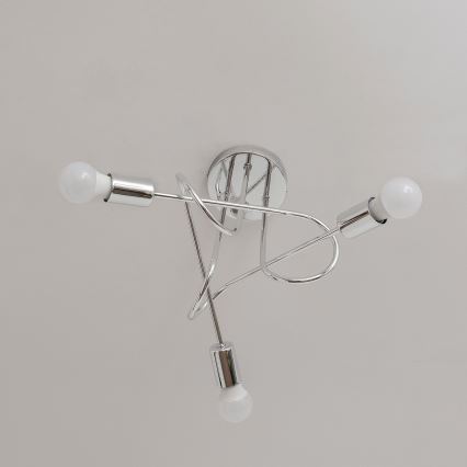 Stropni luster OXFORD 3xE27/15W/230V, sjajni krom
