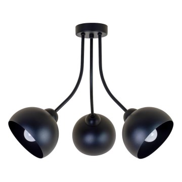 Stropni luster QUEEN 3xE27/15W/230V crni