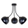 Stropni luster QUEEN 3xE27/15W/230V crni