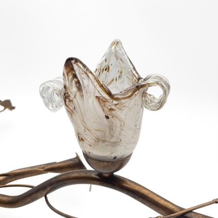 Stropni luster ROZETA 3xE14/40W/230V, brončani