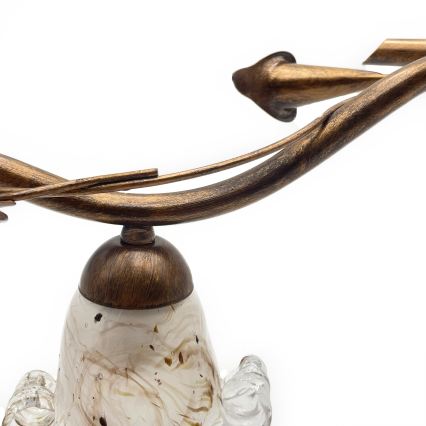 Stropni luster ROZETA 3xE14/40W/230V, brončani