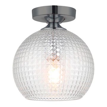 Stropni luster TALISA 1xE27/40W/230V crni krom