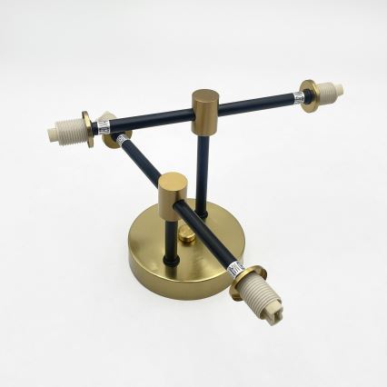 Stropni luster TESSA 4xG9/5W/230V mesing/dimljeno-crna
