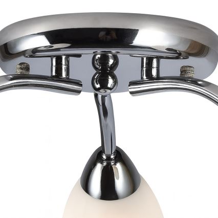 Stropni nadgradni luster PORTOS 3xE14/10W/230V, sjajni krom