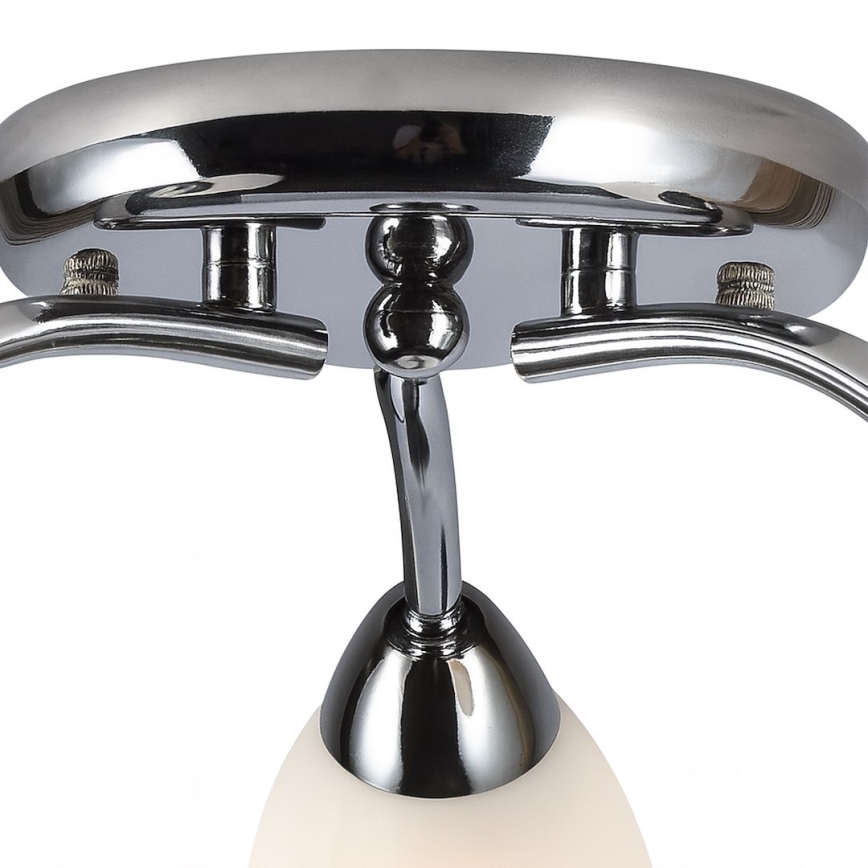 Stropni nadgradni luster PORTOS 3xE14/10W/230V, sjajni krom