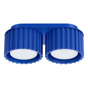 Stropni reflektor AURA 2xGX53/10W/230V plavi