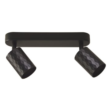 Stropni reflektor FAMA 2xGU10/30W/230V crni