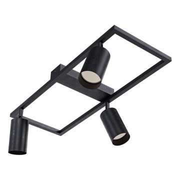 Stropni spot 3xGU10/30W/230V crna