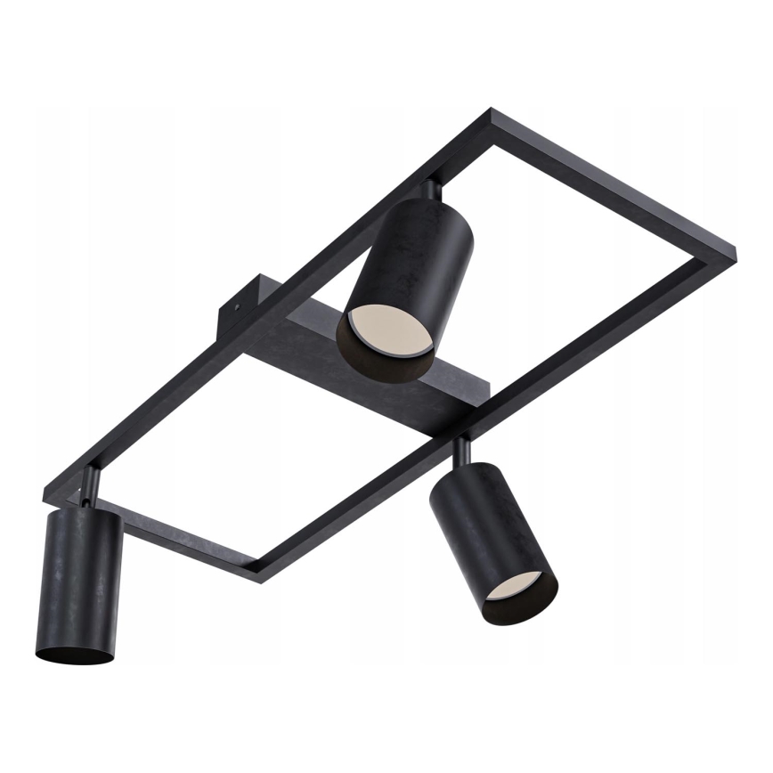 Stropni spot 3xGU10/30W/230V crna