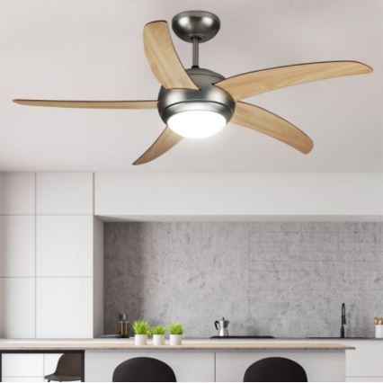 Stropni ventilator 2xE27/20W/230V pr. 132 cm + daljinski upravljač