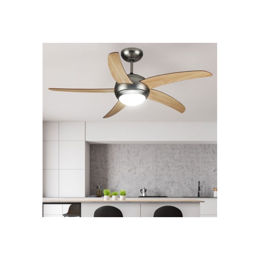 Stropni ventilator 2xE27/20W/230V pr. 132 cm + daljinski upravljač