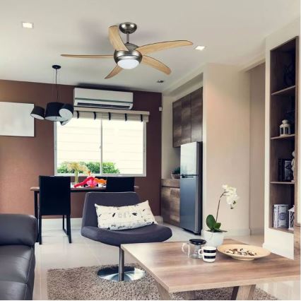 Stropni ventilator 2xE27/20W/230V pr. 132 cm + daljinski upravljač