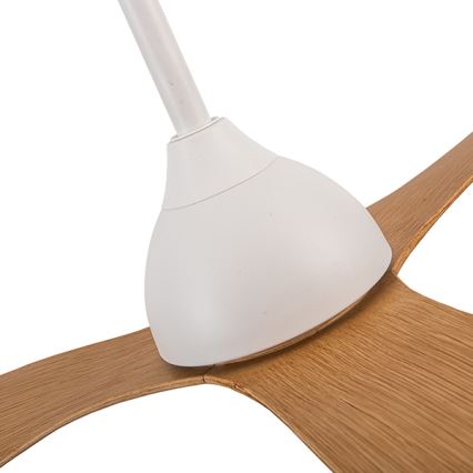 Stropni ventilator pr. 132 cm bež/bijela + daljinski upravljač