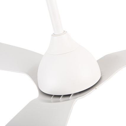 Stropni ventilator za kupaonicu pr. 132 cm IP44 bijela + daljinski upravljač