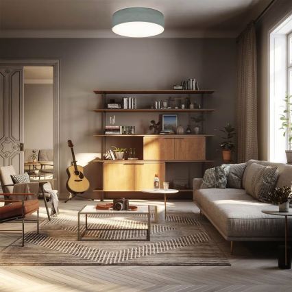 Stropno svjetlo 2xE27/40W/230V, promjer 38 cm, sivo